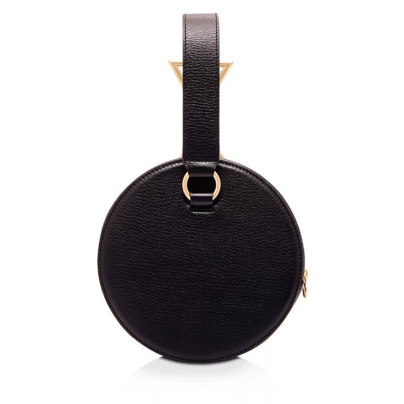 Tara Zadeh Azar Leather Clutch Black Handbag Retail $570 - Picture 3 of 8